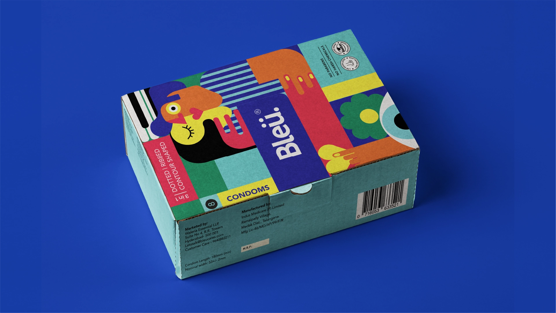 BLEU VEGAN CONDOMS